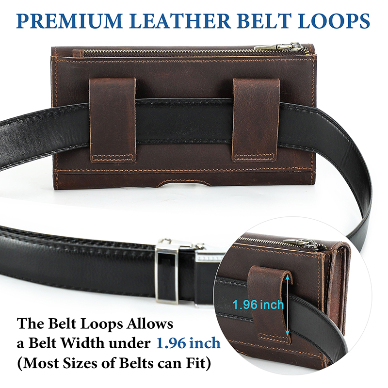 Cowhide Leather Waist Bag Phon - đánh giá và giá Leather Belt Braided
