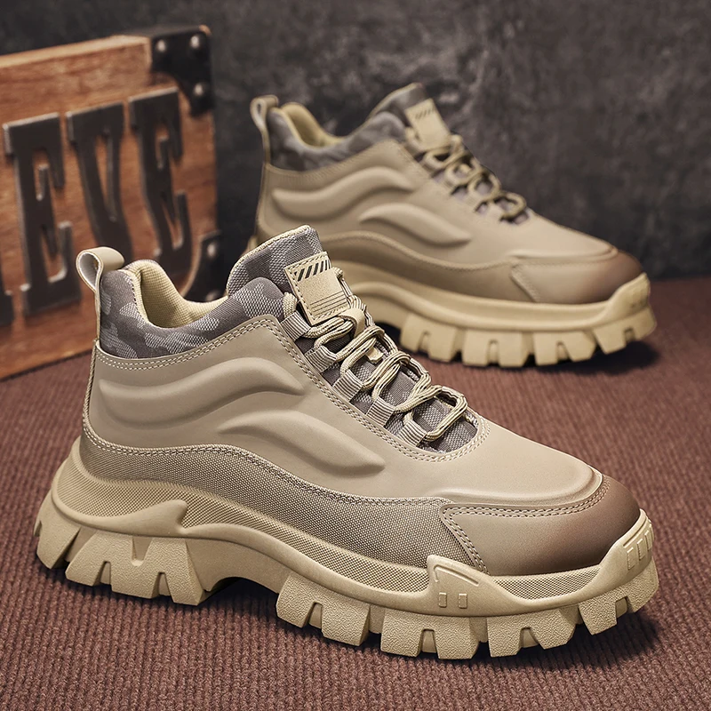 Men's Ankle Boots Fashion Comb - đánh giá và giá Mens Fashion Combat Boots