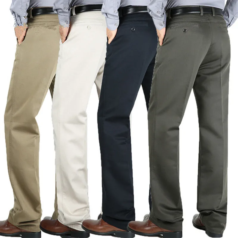 White Pants Men Office Formal  - đánh giá và giá Formal Trouser Stretch