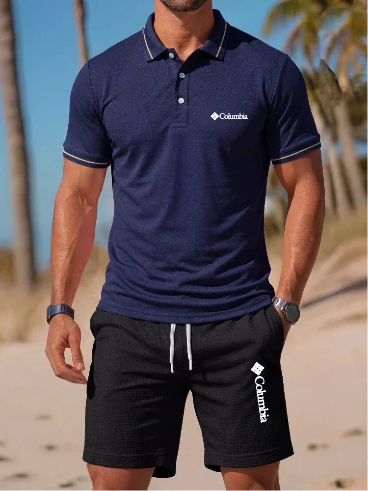 Brand Printed Polo Shirt Short - đánh giá và giá Men'S Fashion Polo Shirt