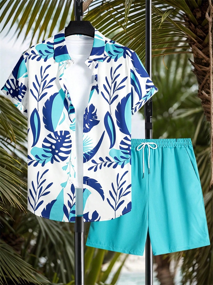 Men's Short-sleeved Shirt Set  - đánh giá và giá Men'S Fashion Undershirt