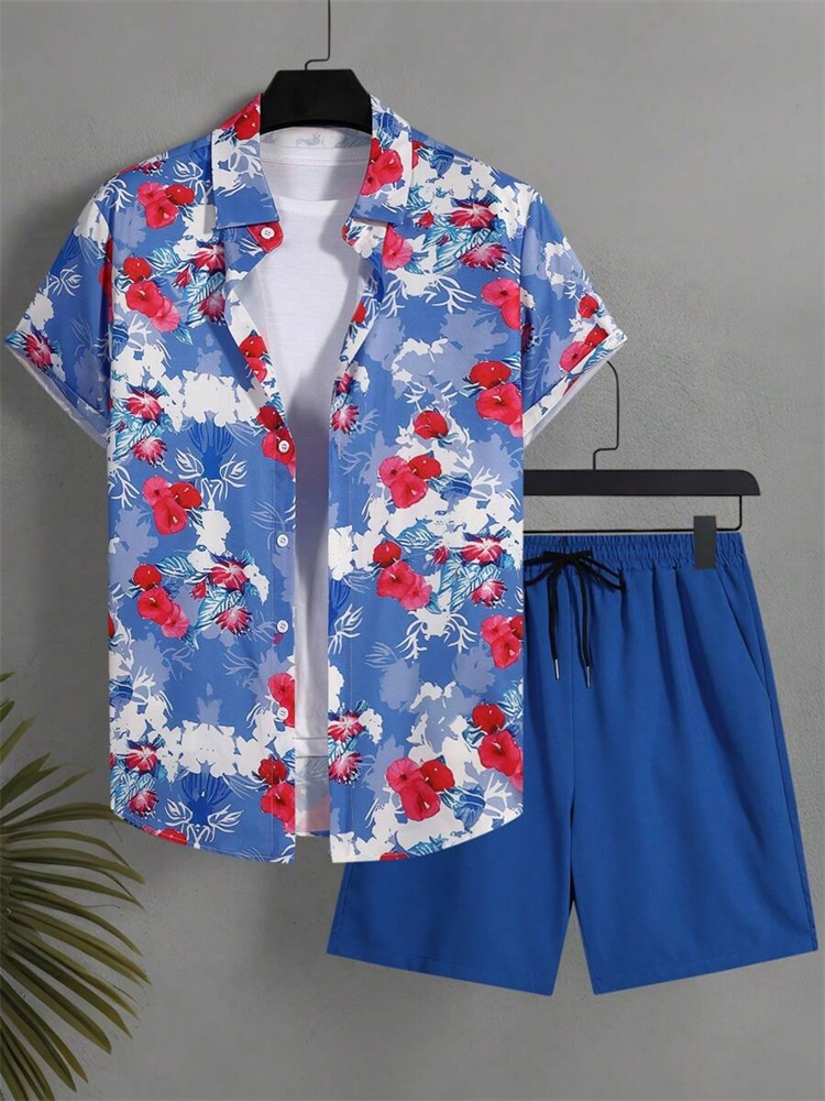 Men's Short-sleeved Shirt Set  - đánh giá và giá Men'S Fashion Undershirt