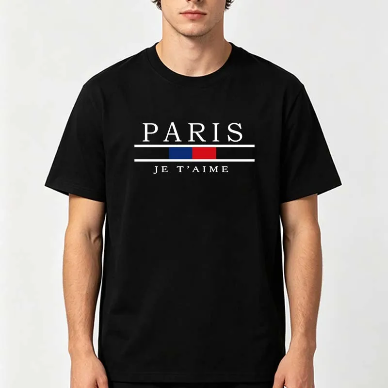 Paris Graphic Print T-shirts M - đánh giá và giá Paris Men'S Fashion