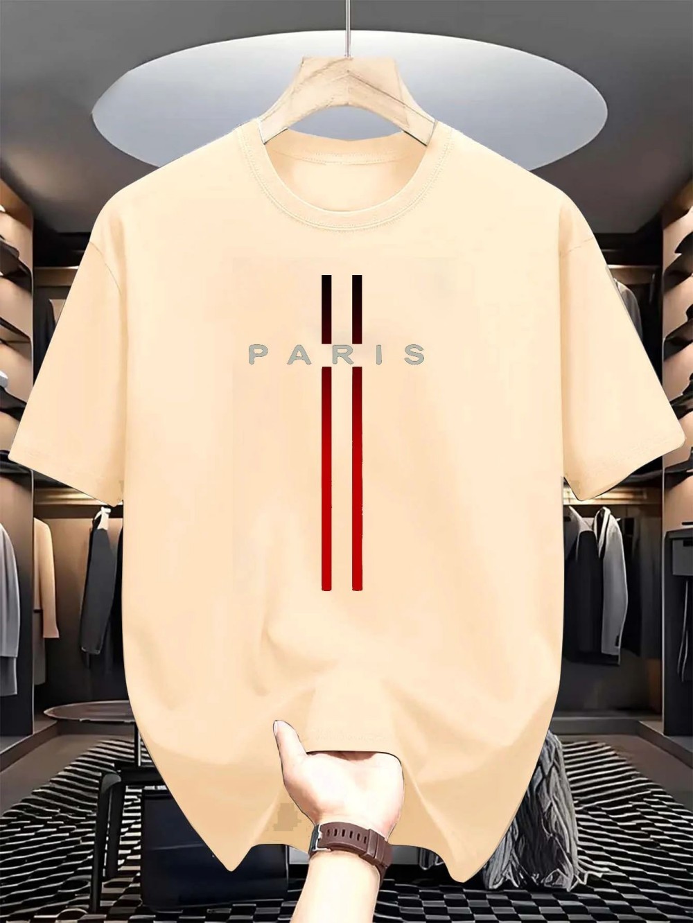 Paris Letter 3D print sport Qu - đánh giá và giá Paris Men'S Fashion