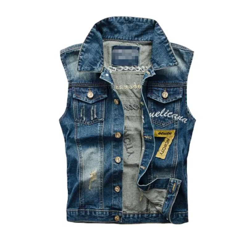 Men Slim Denim Vests Waistcoat - đánh giá và giá Men'S Fashion Vest With Jeans