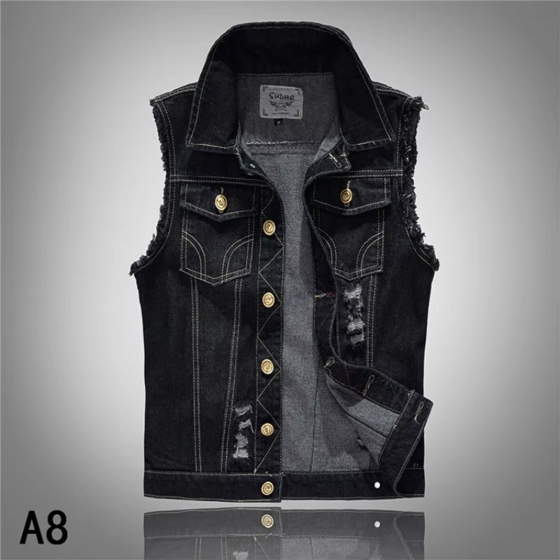Men Slim Denim Vests Waistcoat - đánh giá và giá Men'S Fashion Vest With Jeans