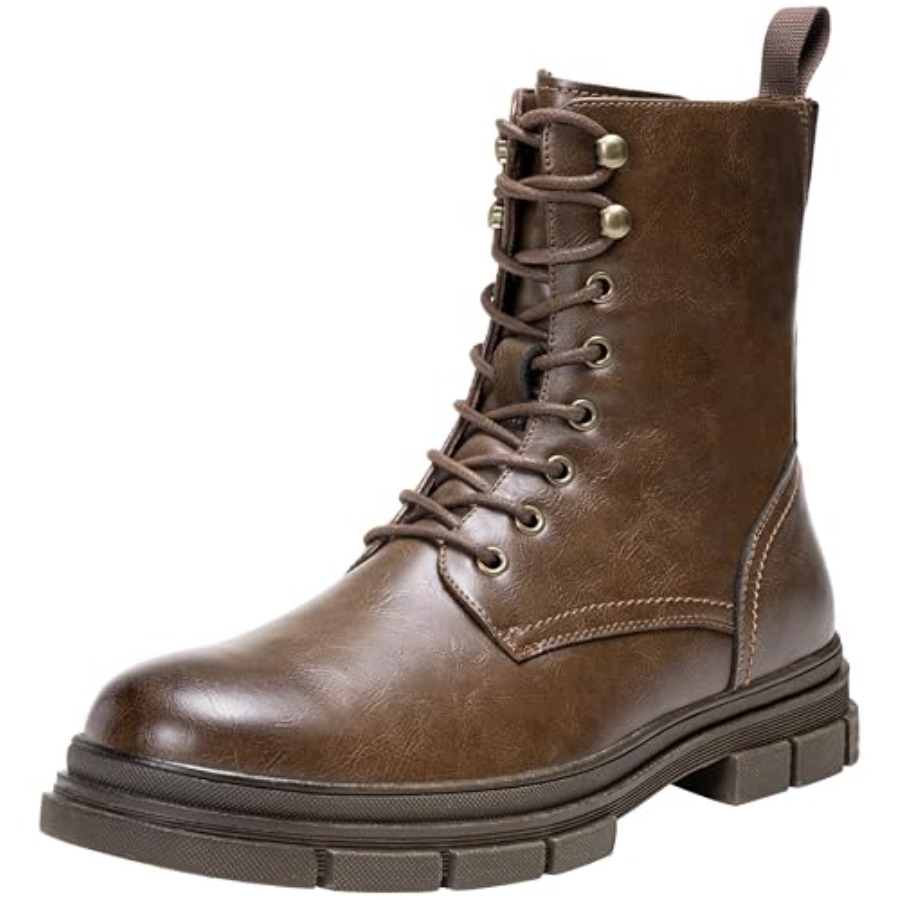 Mens Boots High Top Motorcycle - đánh giá và giá Mens Fashion Combat Boots