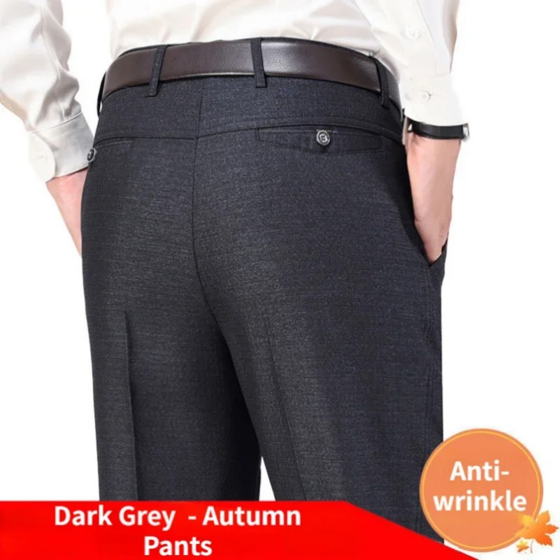 Mens Autumn Thick Casual Suit  - đánh giá và giá Formal Trouser Stretch