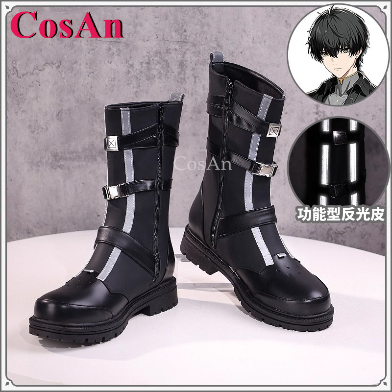 CosAn Game Wuthering Waves Men - đánh giá và giá Mens Fashion Combat Boots