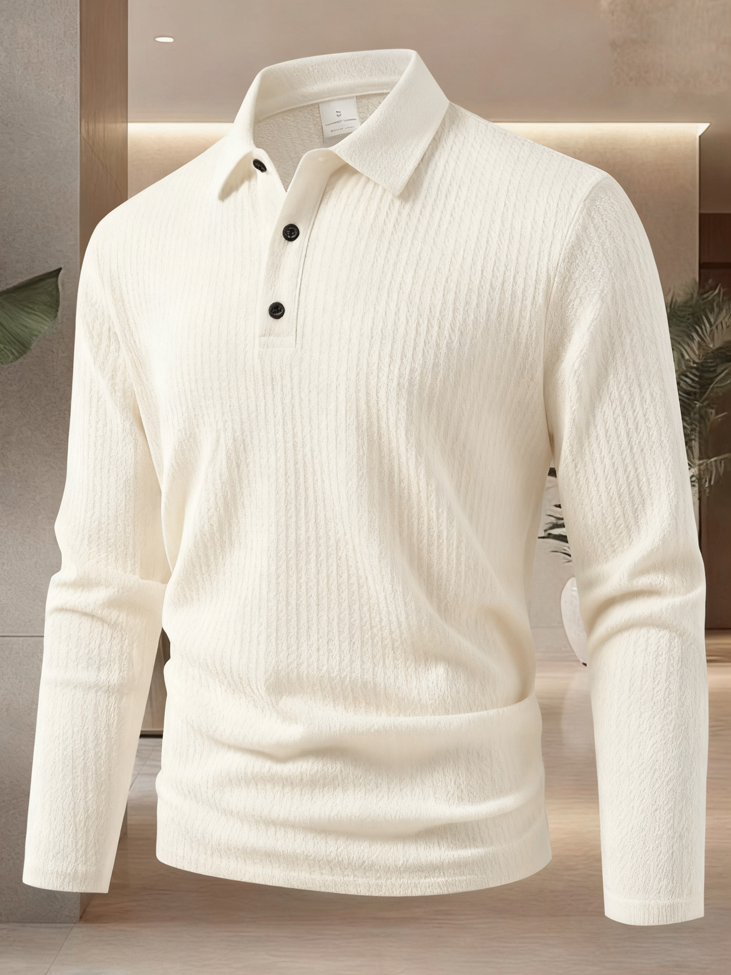 Men's summer-autumn long-sleev - đánh giá và giá Men'S Fashion Polo Shirt