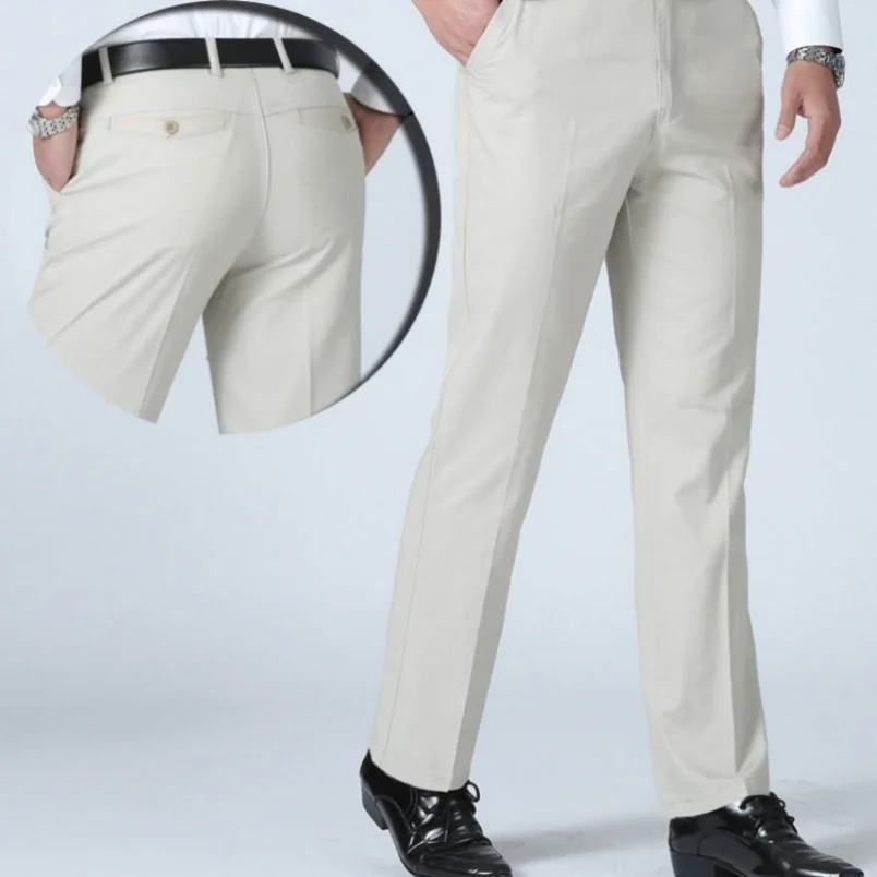 Men's Summer Thin Casual Suit  - đánh giá và giá Formal Trouser Stretch