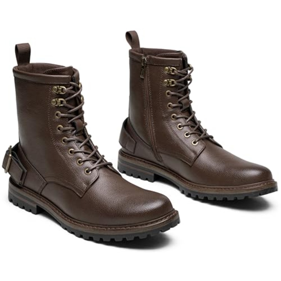 Mens Boots High Top Motorcycle - đánh giá và giá Mens Fashion Combat Boots