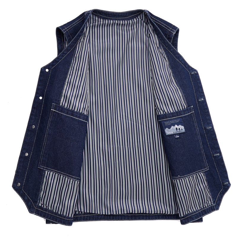 Men Jean Vest Outerwear Denim  - đánh giá và giá Men'S Fashion Vest With Jeans