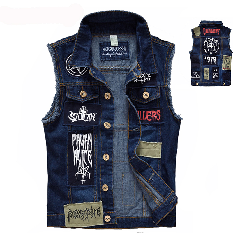 Classic Vintage Men's Jeans Ve - đánh giá và giá Men'S Fashion Vest With Jeans