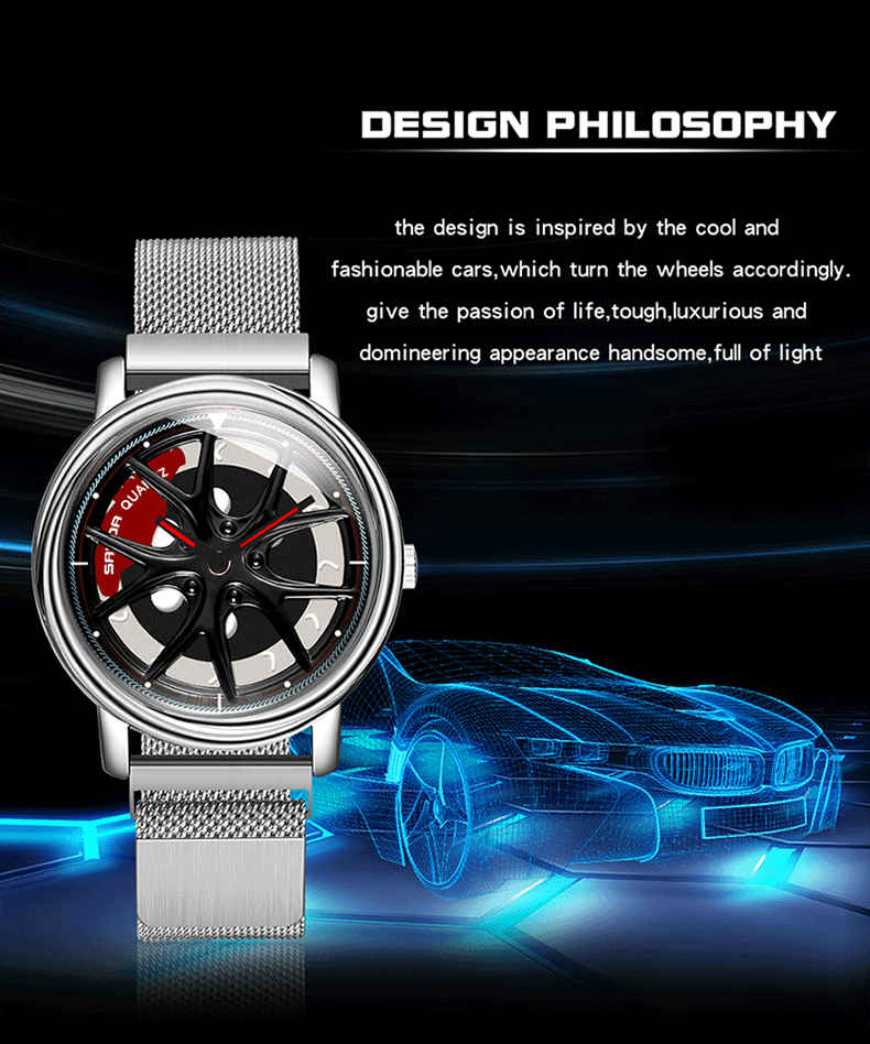Men Watch Car Wheel Rim Hub Di - đánh giá và giá Men'S Fashion Hub