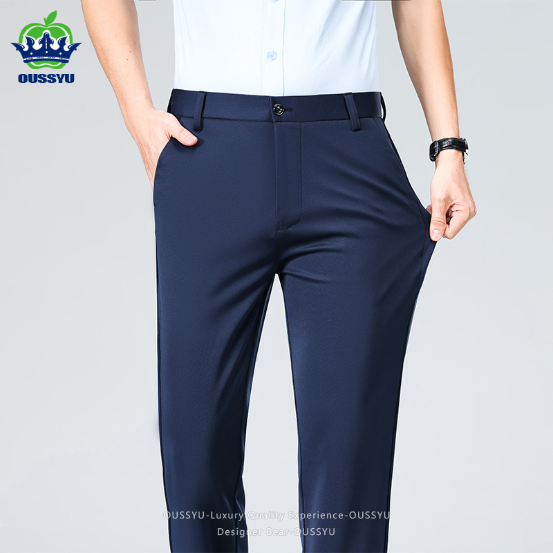 Summer Thin Men's Stretch Suit - đánh giá và giá Formal Trouser Stretch