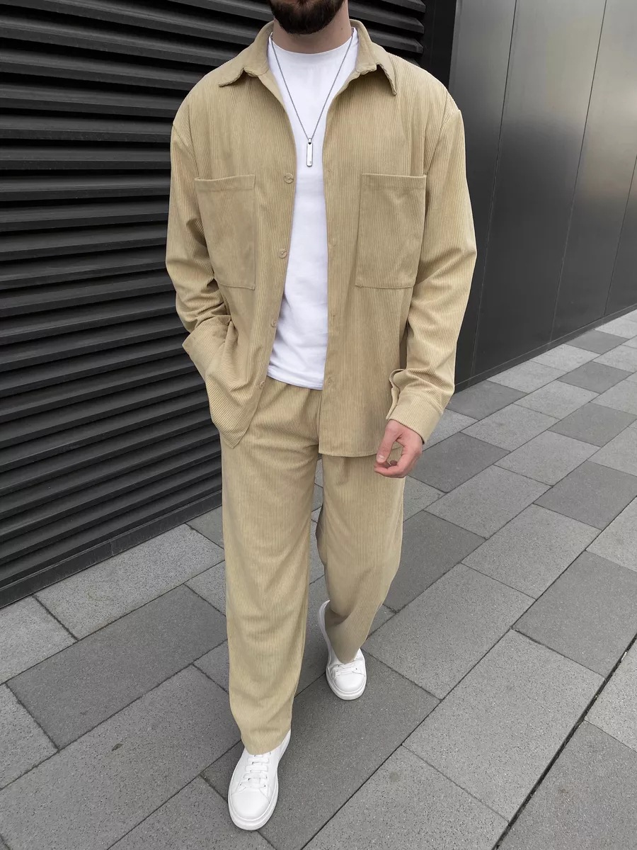 Men's corduroy two-piece outfi - đánh giá và giá Men'S Fashion Course