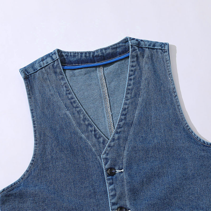 Denim Vest Men's Jacket Spring - đánh giá và giá Men'S Fashion Vest With Jeans