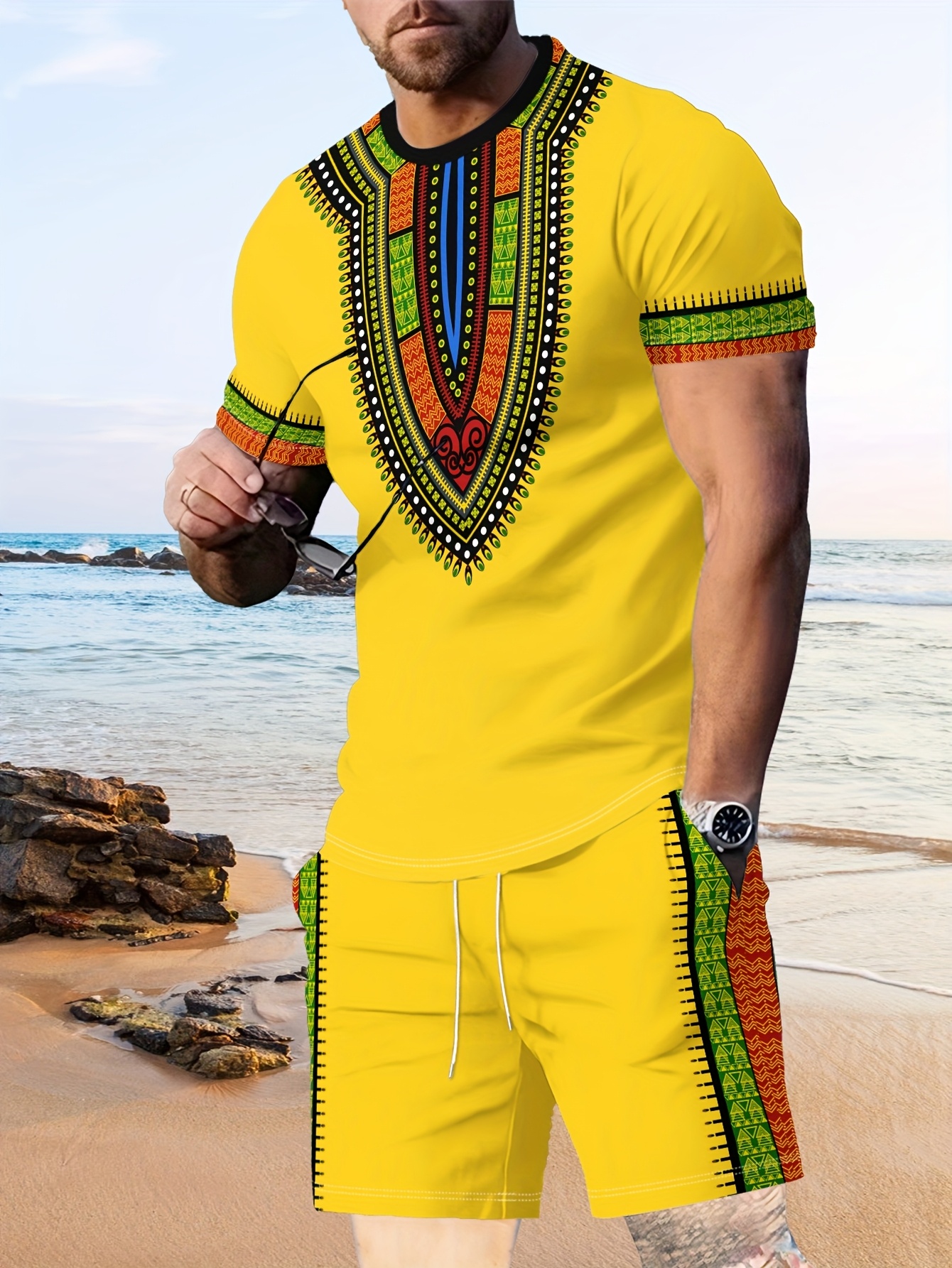 New Men's Suits African Dashik - đánh giá và giá Men'S Fashion Undershirt