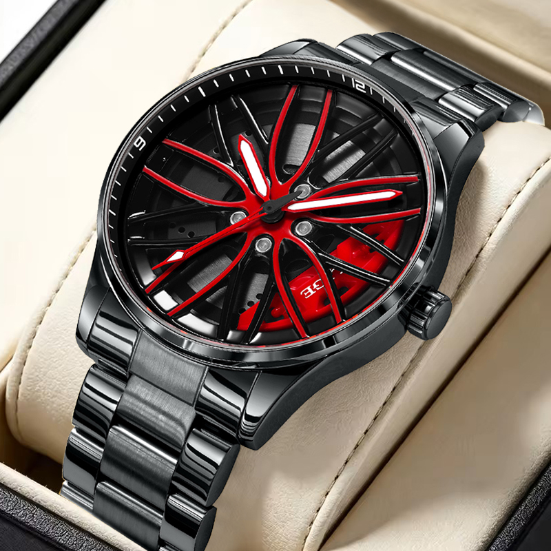 LIGE New Car Wheel Hub Quartz  - đánh giá và giá Men'S Fashion Hub