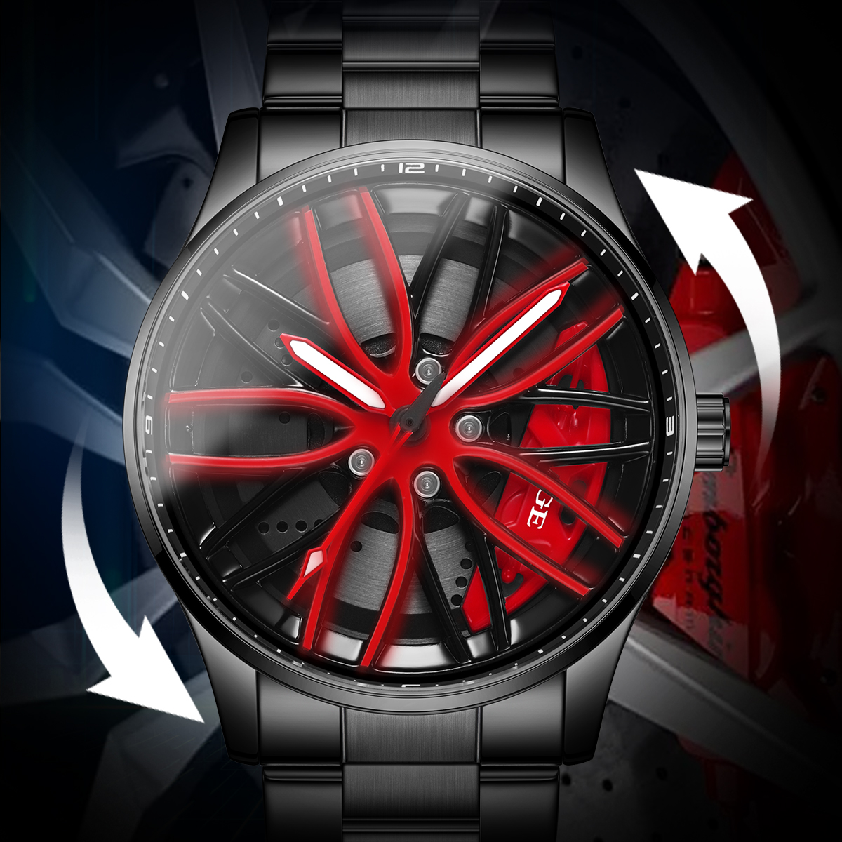 LIGE New Car Wheel Hub Quartz  - đánh giá và giá Men'S Fashion Hub