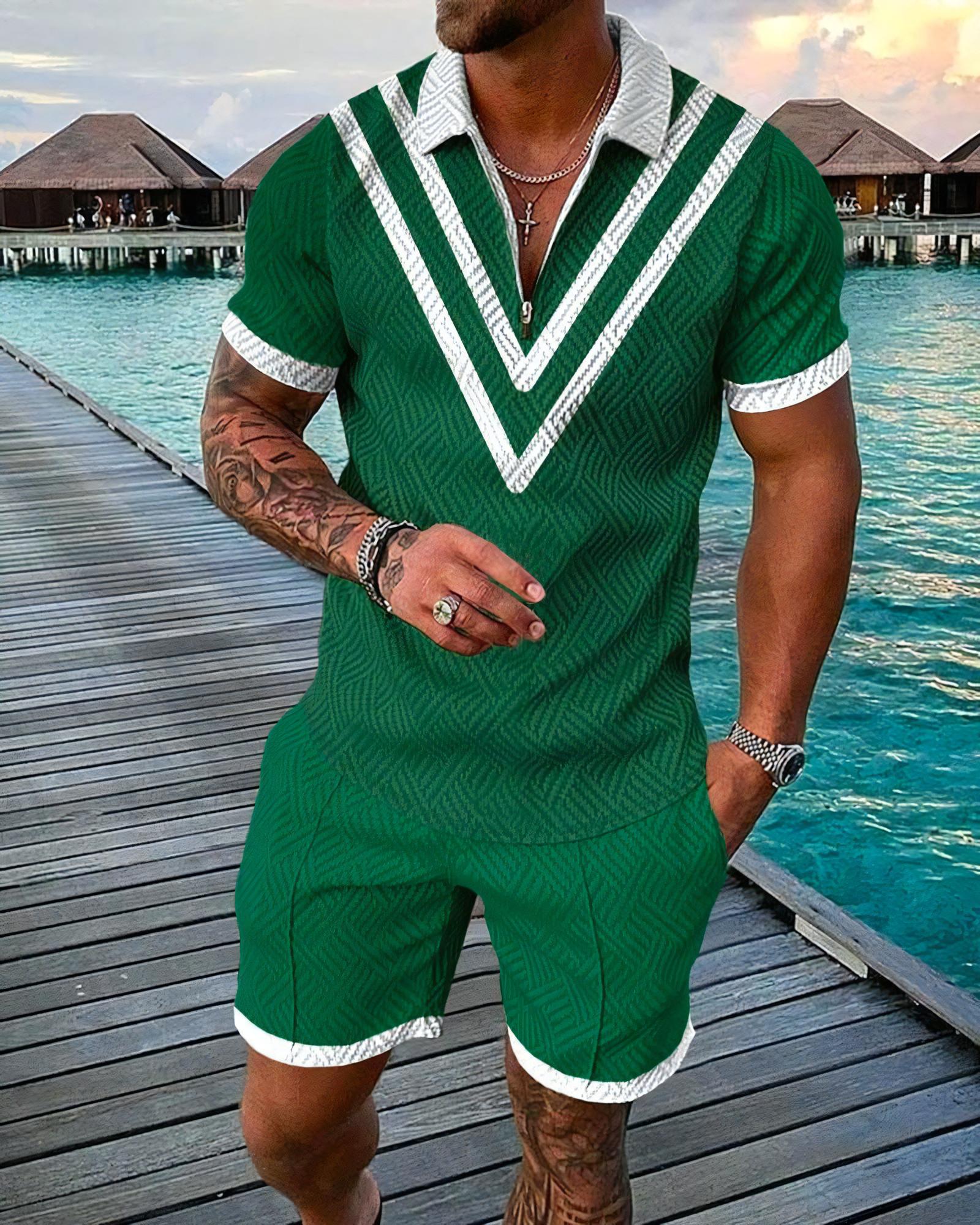 Funny 3D Printed Men's 2 Piece - đánh giá và giá Men'S Fashion Polo Shirt