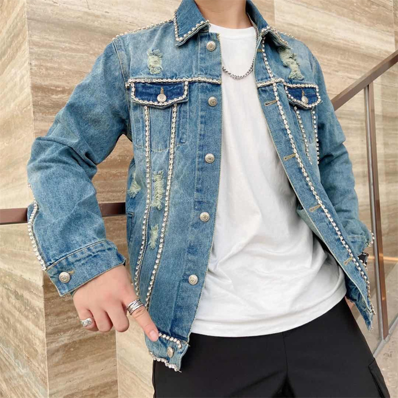 Diamond Border Printing Fashio - đánh giá và giá Men'S Fashion Vest With Jeans
