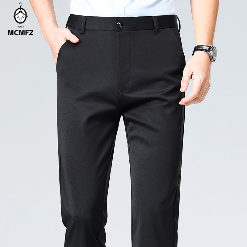 Mens Loose Straight Leg Four W - đánh giá và giá Formal Trouser Stretch