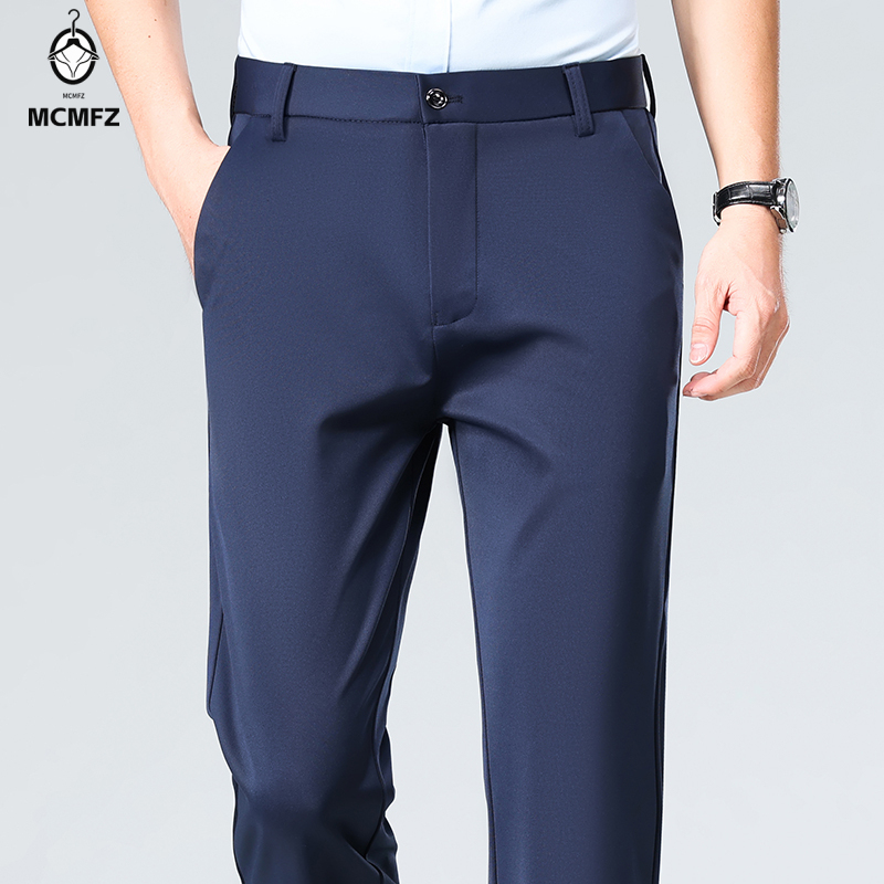 Mens Loose Straight Leg Four W - đánh giá và giá Formal Trouser Stretch