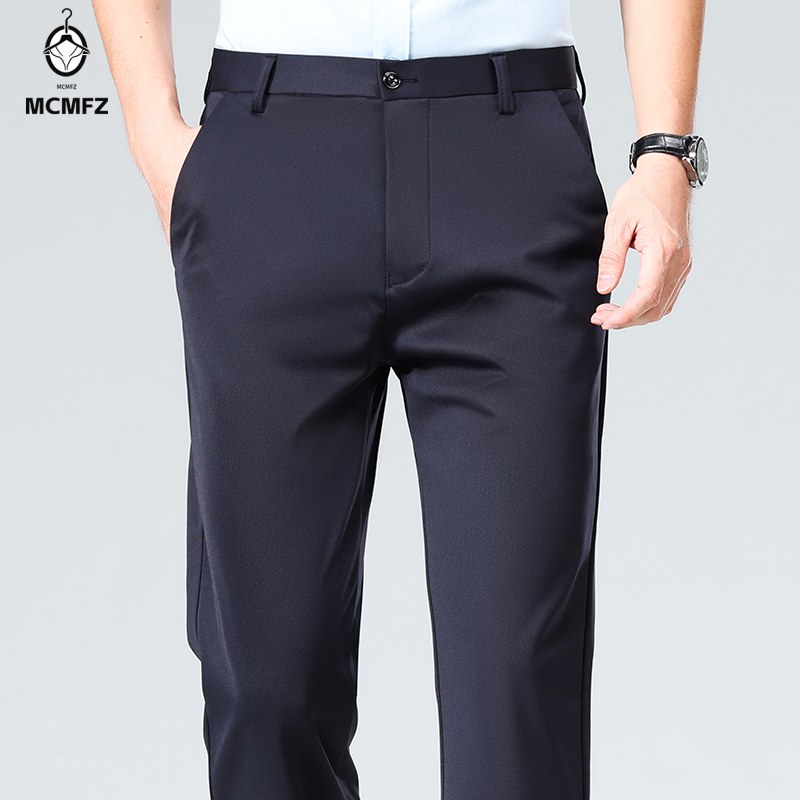 Mens Loose Straight Leg Four W - đánh giá và giá Formal Trouser Stretch