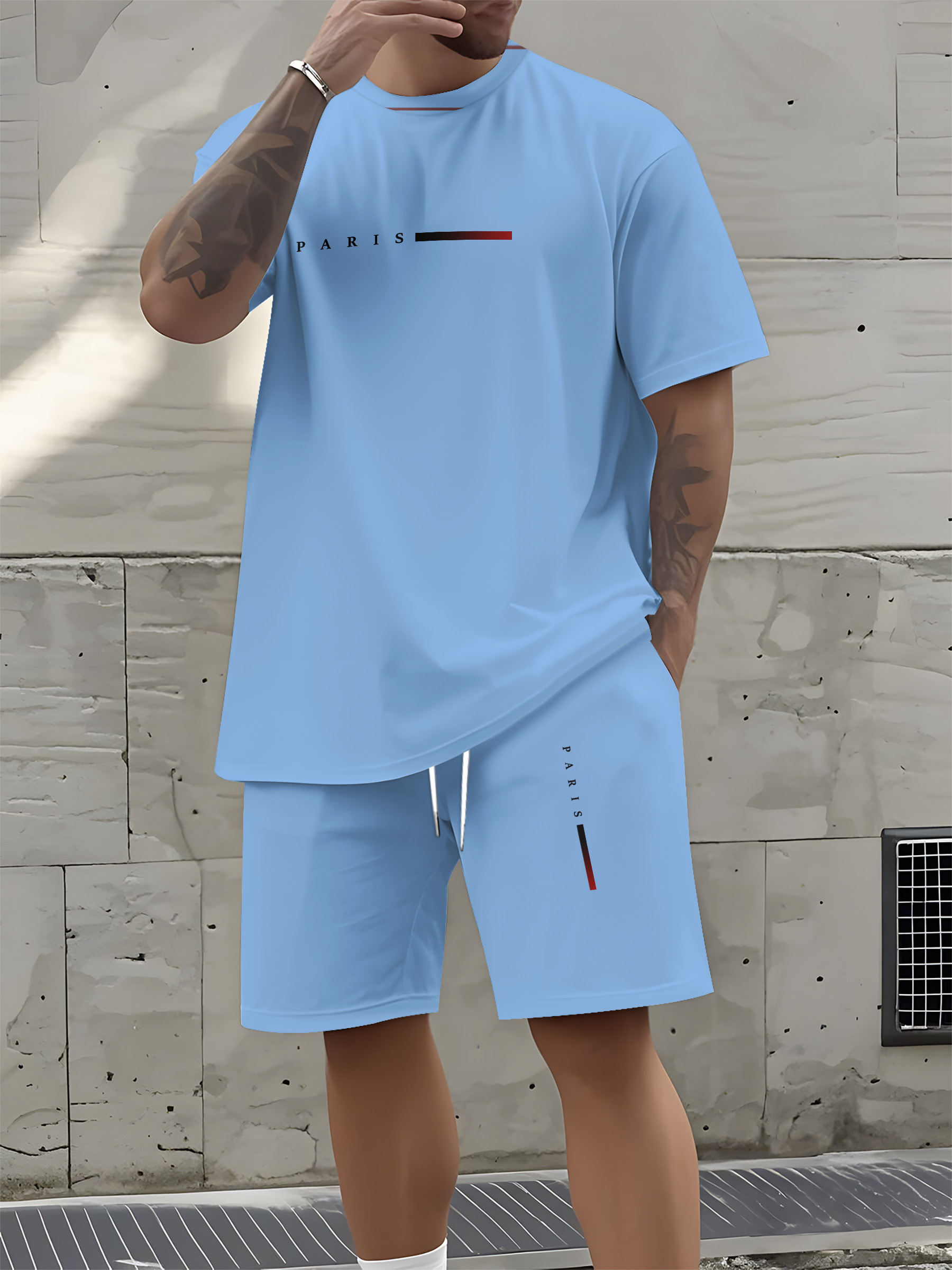 Paris Men's Casual Set Spring/ - đánh giá và giá Paris Men'S Fashion
