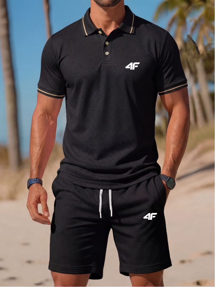 High end fashion printed polo  - đánh giá và giá Men'S Fashion Polo Shirt