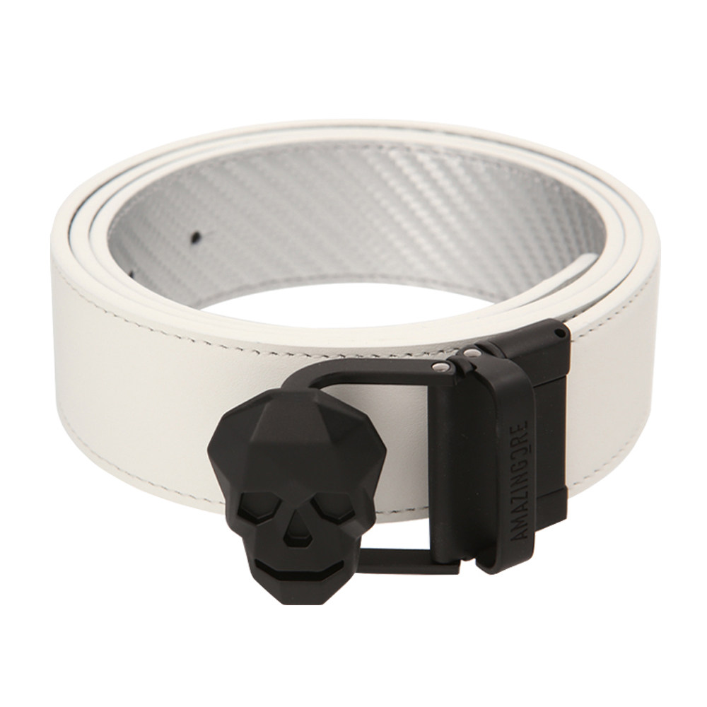 Golf skull double-sided belt 3 - đánh giá và giá Leather Belt Braided