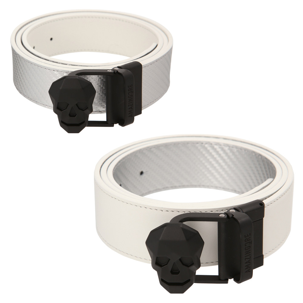 Golf skull double-sided belt 3 - đánh giá và giá Leather Belt Braided