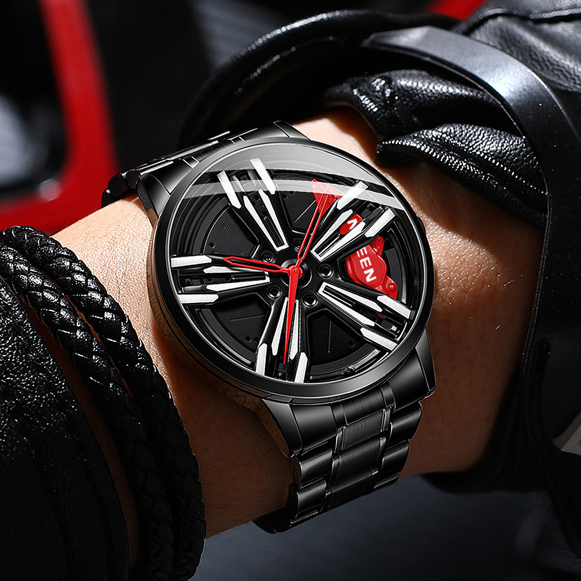 BINBOND wheel hub men's watch  - đánh giá và giá Men'S Fashion Hub