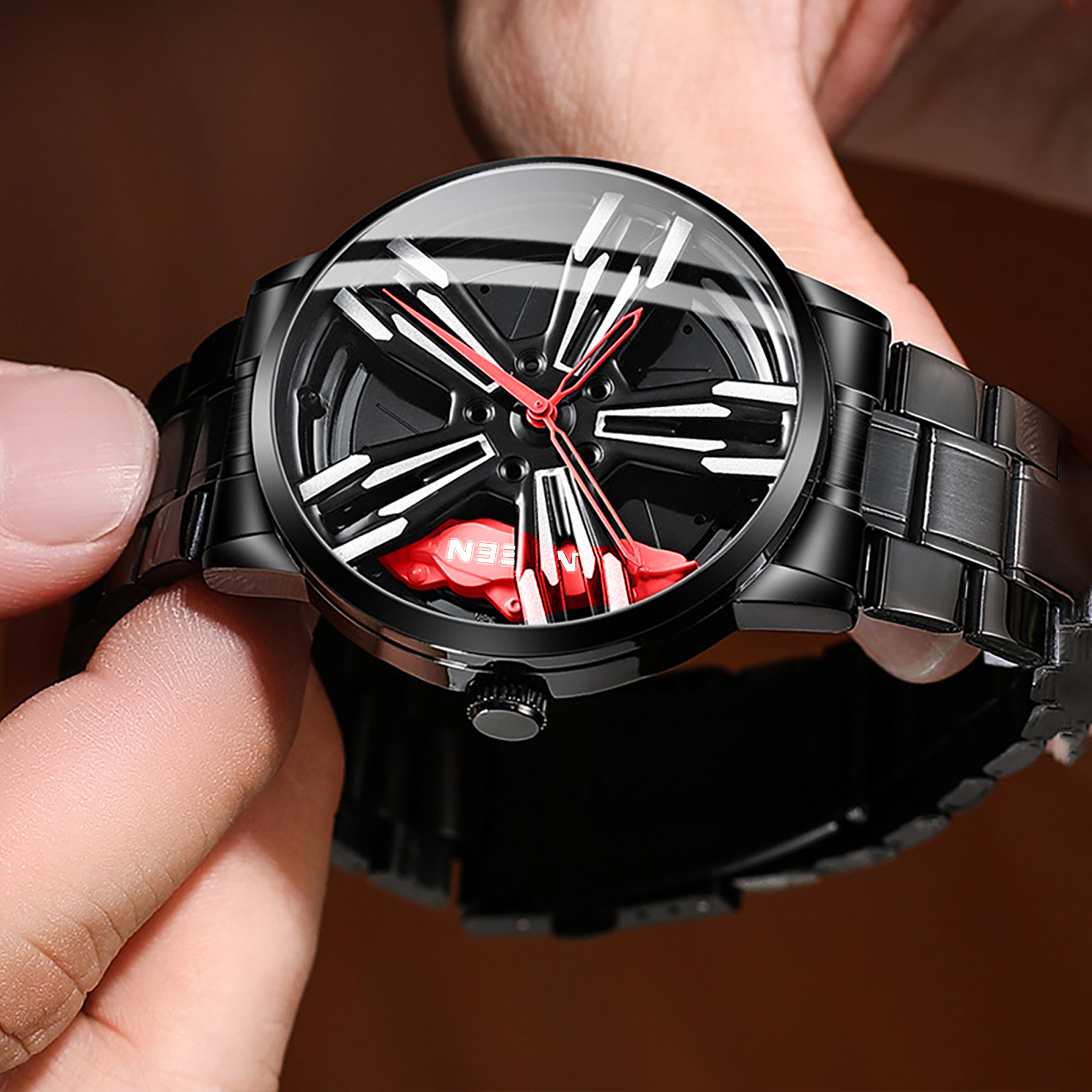 BINBOND wheel hub men's watch  - đánh giá và giá Men'S Fashion Hub